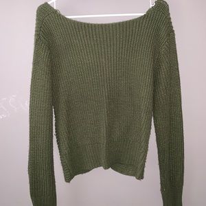 Green Knit Sweater